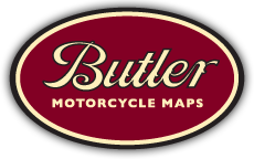 Butler, motorcycle, maps, watrerproof, interactive